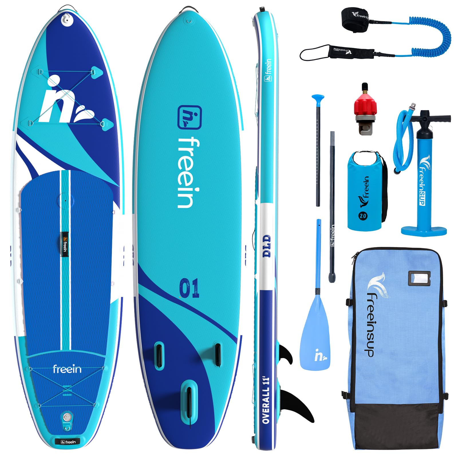 スタンドアップパドル freeinsup Amazon | Freein エクスプローラーSUP 空気注入式 スタンドアップ
